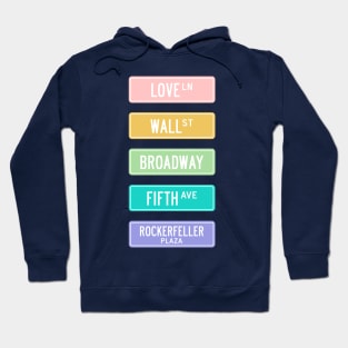 Nyc street signs Hoodie